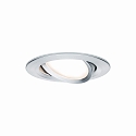 Paulmann Paulmann Indbygningslampe LED Coin Slim, IP23, rund, 6,8W, s�t af 3 d�mpbar og drejelig, aluminium