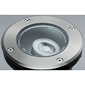 Paulmann Paulmann Plug&Shine Gulvindbygningslampe IP67 6W 24V s�lv drejelig, 609lm, 3000K, 20� svingomr�de