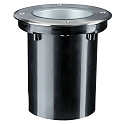 Paulmann Plug&Shine Gulvindbygningslampe IP67 6W 24V s�lv drejelig
