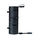 Paulmann Plug&Shine Kabel IP68 med 5 tilslutningsb�sninger sort, 15m