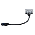 Paulmann Paulmann Plug&Shine Gulvindbygningslampe FLOOR ECO, IP65, 24V, 1.3W 3000K 50lm 90�, d�mpbar, s�lv