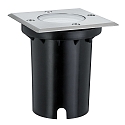 Paulmann Paulmann Gulvindbygningslampe IP67 3,5W GU10 rustfrit st�l, 108x108mm firkantet