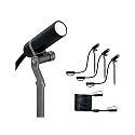 Paulmann Plug&Shine s�t af 3 Jordspyd Plantini IP65 3x2,5W 24V 40� antracit, 3000K