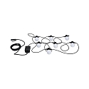 Paulmann Paulmann Plug&Shine Lys string IP44 3000K 24V med 7 Lamper