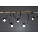 Paulmann Paulmann Plug&Shine Lys string IP44 3000K 24V med 7 Lamper