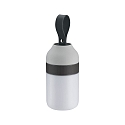 table lamp CLUTCH round, Bluetooth controllable, with USB charging function IP44, grey dimmable