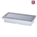 Paulmann solar floor recessed luminaire ARON large, walkable, with motion detector IP67, white 