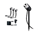 Paulmann LED Outdoor spotlight PLUG & SHINE Basic set earth spike Pike, 3x 3,5W, 3000K, 240lm, IP65, dimmable, anthracite