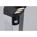 Paulmann Solar gulvlampe SOLEY med bev�gelsesdetektor IP44, antracit 