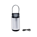 Paulmann Batteri bordlampe CAPULINO LED med batteri IP44, antracit, gennemsigtig d�mpbar