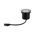 Paulmann Gulvindbygningslampe LED PLUG&SHINE RGBW, ZigBee styrbar IP65, sort, s�lv d�mpbar