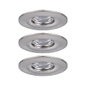 Indbygningslampe NOVA MINI LED stiv, s�t med 3 IP23, jern b�rstet  310lm 2700K 38� 38� CRI >80