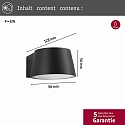 Paulmann Udendørs wall luminaire CAPEA LED standard IP44, grå 