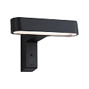V�glampe ITO vandret, med bev�gelsesdetektor IP44, antracit 