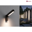 Paulmann wall luminaire ITO vertacal, with motion detector IP44, anthracite 