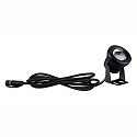 Paulmann Undervandsspot PLUG&SHINE LED IP68, sort, gennemsigtig