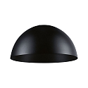 LED systemlampe ULine PENDEL BOL � 30CM stiv, halvrund IP20, sort mat d�mpbar