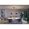 Paulmann LED systemlampe ULine PENDEL BOL � 30CM stiv, halvrund IP20, sort mat d�mpbar