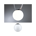 Paulmann LED systemlampe ULine PENDEL BALL � 15CM med diffuser, balleformet IP20, sort mat d�mpbar