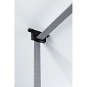 Paulmann b�ltestropp holder ULine - STRAP HOLDER / STRAIGHT FIXTURE isoleret, mekanisk, s�t med 2, lige, sort mat