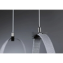 Paulmann Penduloph�ng ULine - 200CM PENDULUM HOLDER isoleret, mekanisk, egnet til forkortelse, sort mat, s�lv