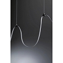 Paulmann Penduloph�ng ULine - 200CM PENDULUM HOLDER isoleret, mekanisk, egnet til forkortelse, sort mat, s�lv