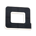 illuminated house number IP44, black 