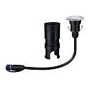 Paulmann Gulvindbygningslampe FLOOR MINI PLUG & SHINE CH s�t med 3 IP67, opal, s�lv 