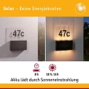 Paulmann Belyst husnummer NEDA PIR med bev�gelsesdetektor LED IP44, antracit