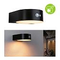Solar v�glampe EILEEN PIR rund, med afbryder, med bev�gelsesdetektor IP44, sort 