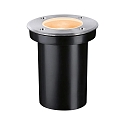 floor recessed luminaire GOLD LIGHT � 110MM rigid, passable, insect friendly GU10 IP65, stainless steel brushed 