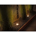 Paulmann floor recessed luminaire GOLD LIGHT � 110MM rigid, passable, insect friendly GU10 IP65, stainless steel brushed 