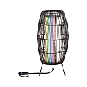 Paulmann Lys objekt PLUG&SHINE RGBW, ZigBee styrbar LED IP44, sort d�mpbar