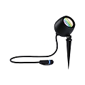 Jordspydslampe PLUG&SHINE KIKOLO RGBW LED IP65, antracit