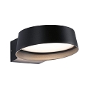 outdoor wall luminaire CAPEA GRAND down, flat, round, switchable IP44, anthracite 