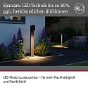 Paulmann P�lelys KIMU 1 SPOT 1-flamme, omskiftelig, kardanisk drejning, insektvenlig IP44, antracit 