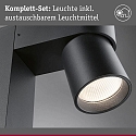Paulmann P�lelys KIMU 1 SPOT 1-flamme, omskiftelig, kardanisk drejning, insektvenlig IP44, antracit 