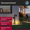 Paulmann bollard light KIMU 2 SPOT 2 flames, switchable, cardanic swivelling, insect friendly IP44, anthracite 