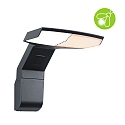 Udend�rs wall luminaire ZERENA med sensor, insektvenlig, havluftbestandig IP44, antracit 