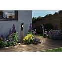 Paulmann bollard lamp CUFF PIR with sensor IP44, anthracite, transparent 