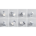 Paulmann outdoor wall luminaire CUFF PIR with sensor IP44, transparent, white 