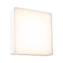 outdoor wall luminaire AZALENA PIR with sensor IP44, transparent, white 