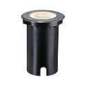 Paulmann Gulvindbygningslampe FLOOR RGBW rund, ZigBee styrbar IP67, sort d�mpbar
