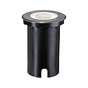 Paulmann Gulvindbygningslampe FLOOR RGBW rund, ZigBee styrbar IP67, sort d�mpbar