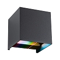outdoor wall luminaire CYBO RGBW RGBW, ZigBee controllable LED IP44, anthracite dimmable