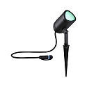 Paulmann gorund spike luminaire PLUG&SHINE SHIRA RGBW, ZigBee controllable LED IP65, anthracite dimmable