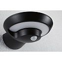 Paulmann solar wall luminaire BOROLA PIR with sensor IP44, anthracite, transparent 
