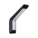 Paulmann outdoor wall luminaire MERANO PIR with sensor IP44, anthracite, transparent 