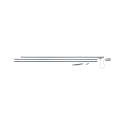1-Faset str�mskinne Grundl�ggende system URAIL, maks. 1000W, 230V, chrom matt