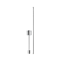 Tilbeh�r til 2-Faset skinnesystem VARI LINE Bar oph�ng, 125/250mm, 230V, b�rstet aluminium